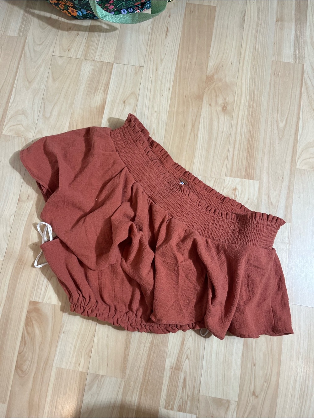 Free People Womens Off The Shoulder Crop Top Size Small